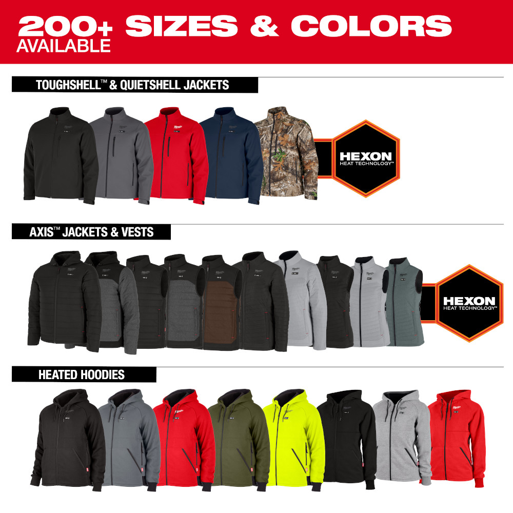 M12™ Heated AXIS™ Vest - Black 2X - Image 10