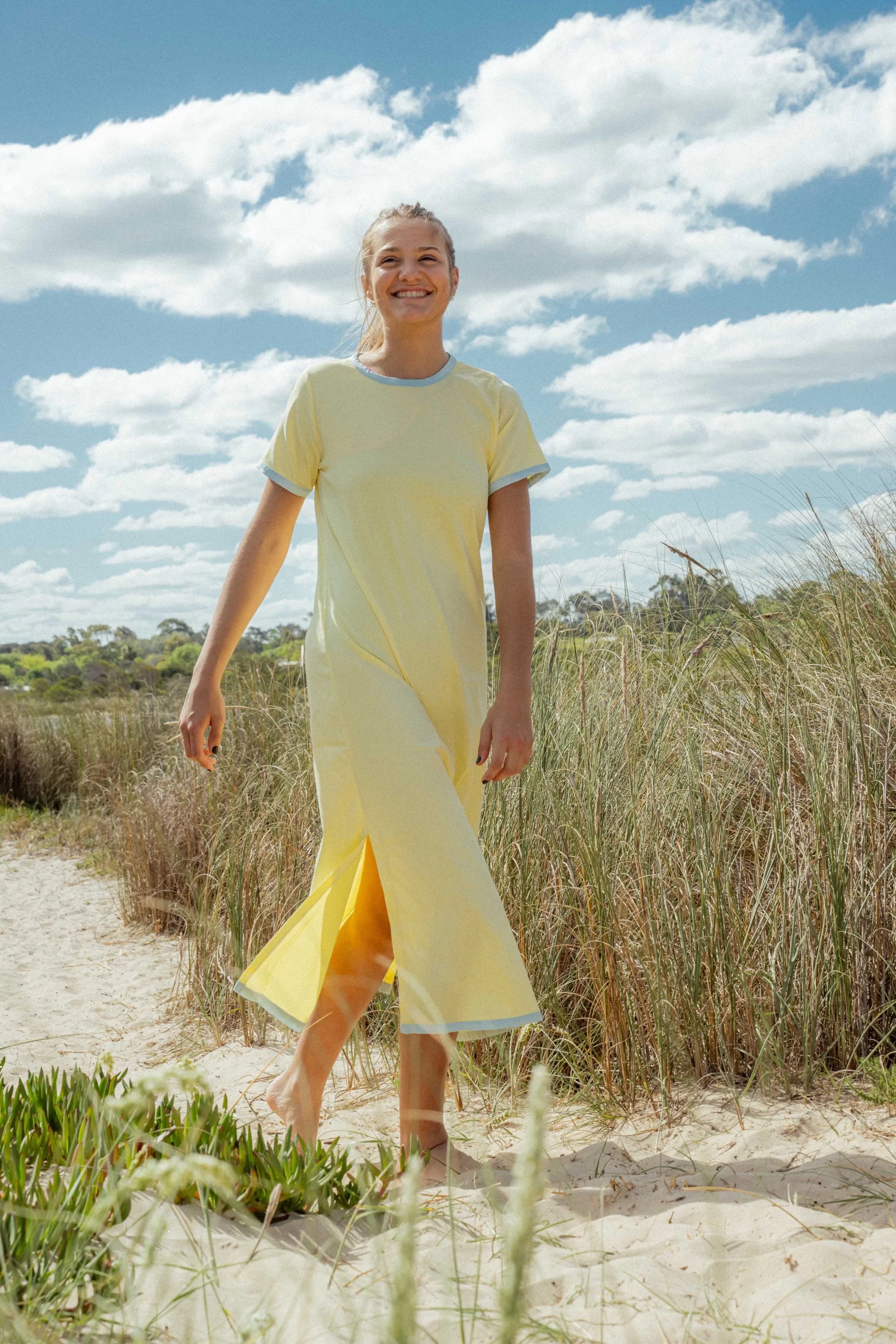 Vestido CHLOE, Amarillo