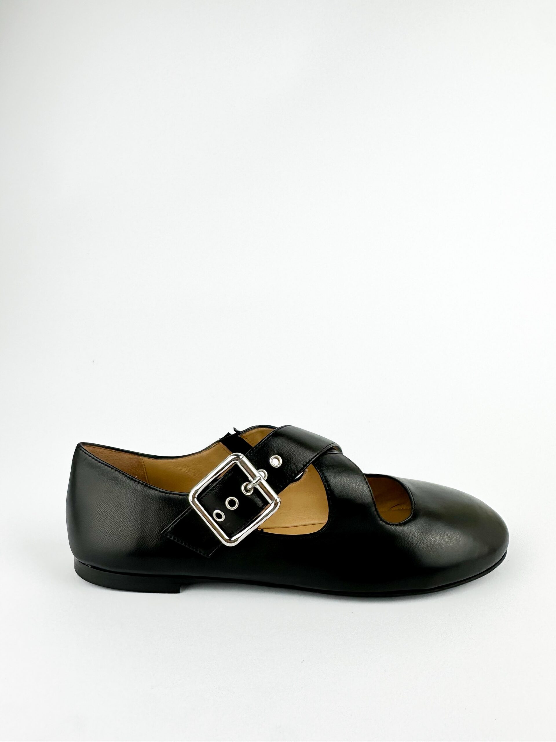 PROSPERINE_ Ballerina incrociata nappa nero