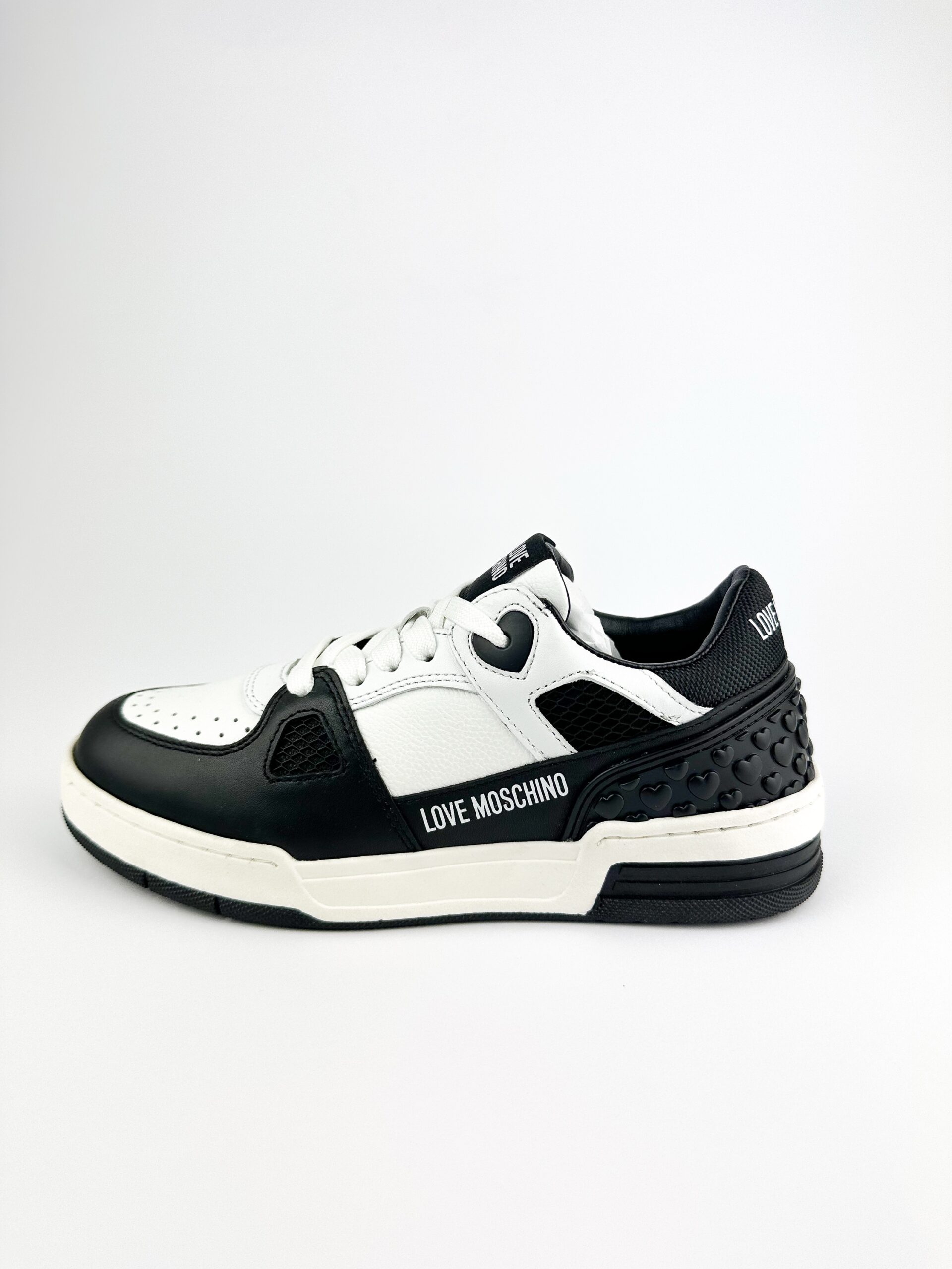 LOVE MOSCHINO - Sneakers Bianca Nera Madison