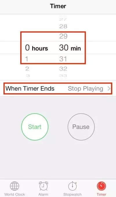 Set A Timer To Turn The Music On Your Iphone Off