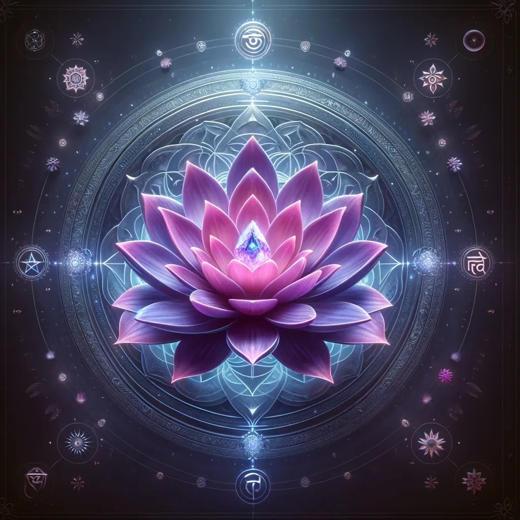 Représentation du chakra de la couronne