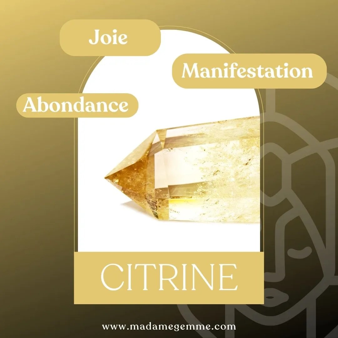 Vertus de la citrine : Joie, Manifestation, Abondance