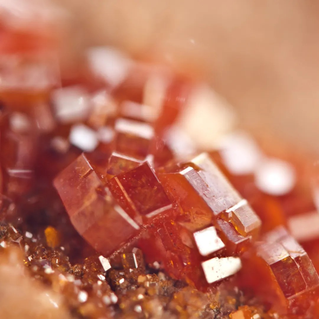 Photo d'une pierre de Vanadinite