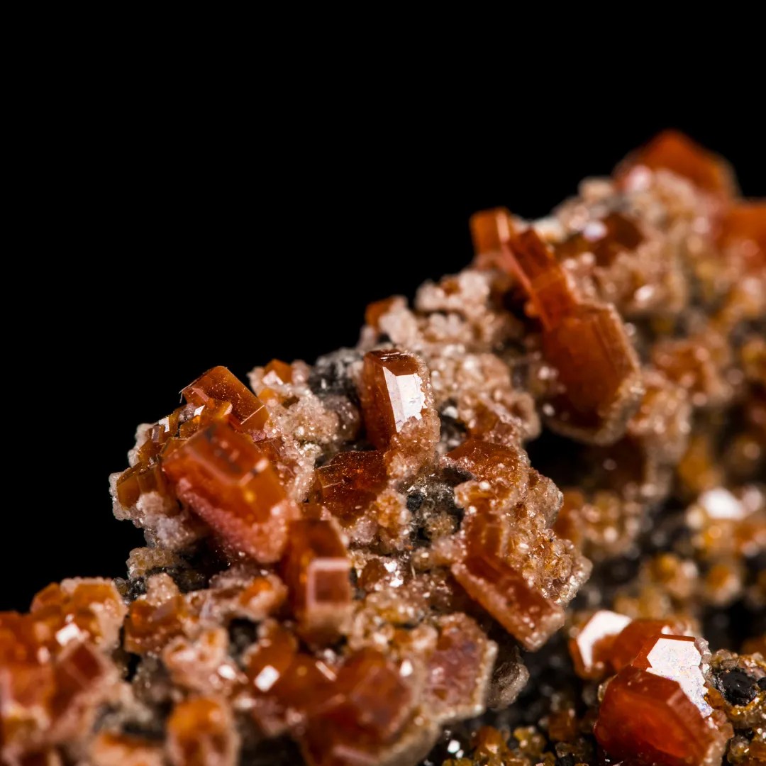Photo d'une pierre de Vanadinite