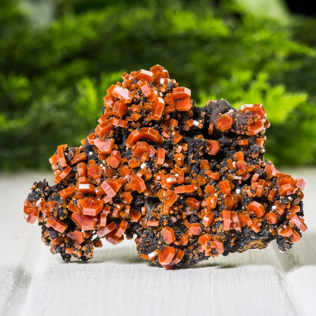 Photo d'une pierre de Vanadinite