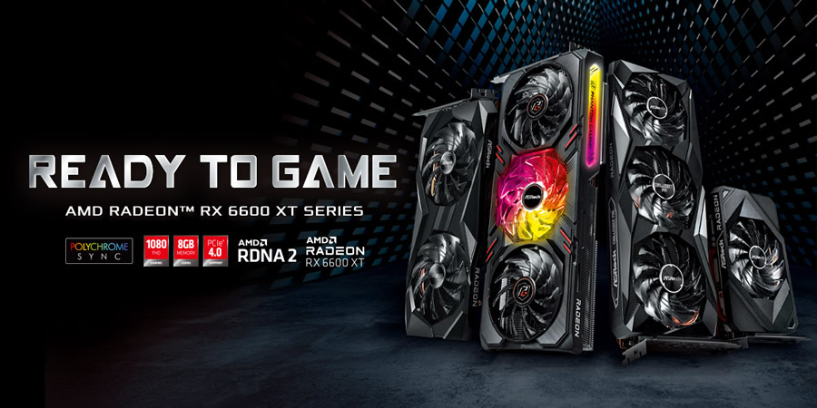 ASRock lanza las placas de video de la serie AMD Radeon RX 6600 XT