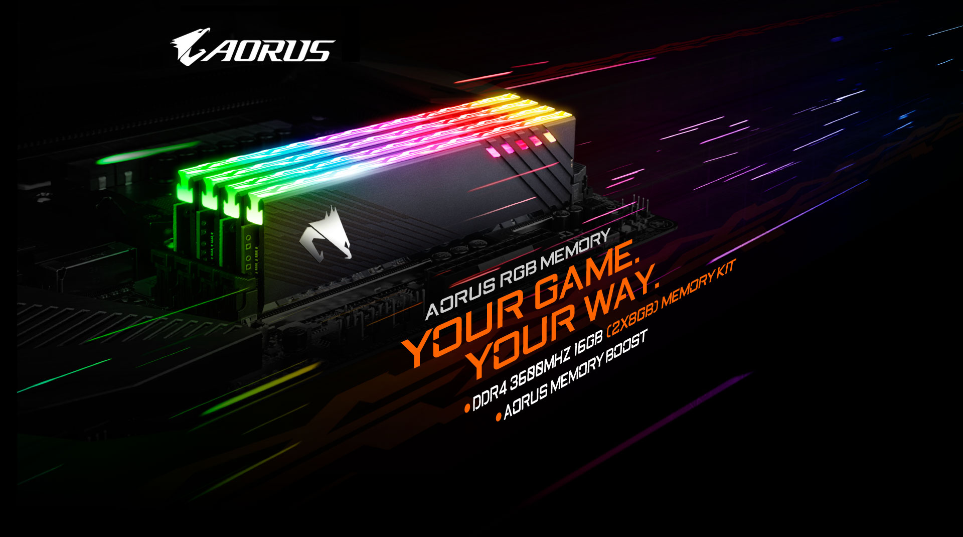 Review Memorias Aorus RGB DDR4 3600MHz (2x8GB)