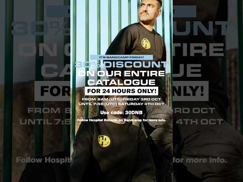 , Bandcamp Friday alert! 30% off our entire catalogue for 24 hours with code 30DNB 🙂‍↔️ #bandcamp, MadDNB