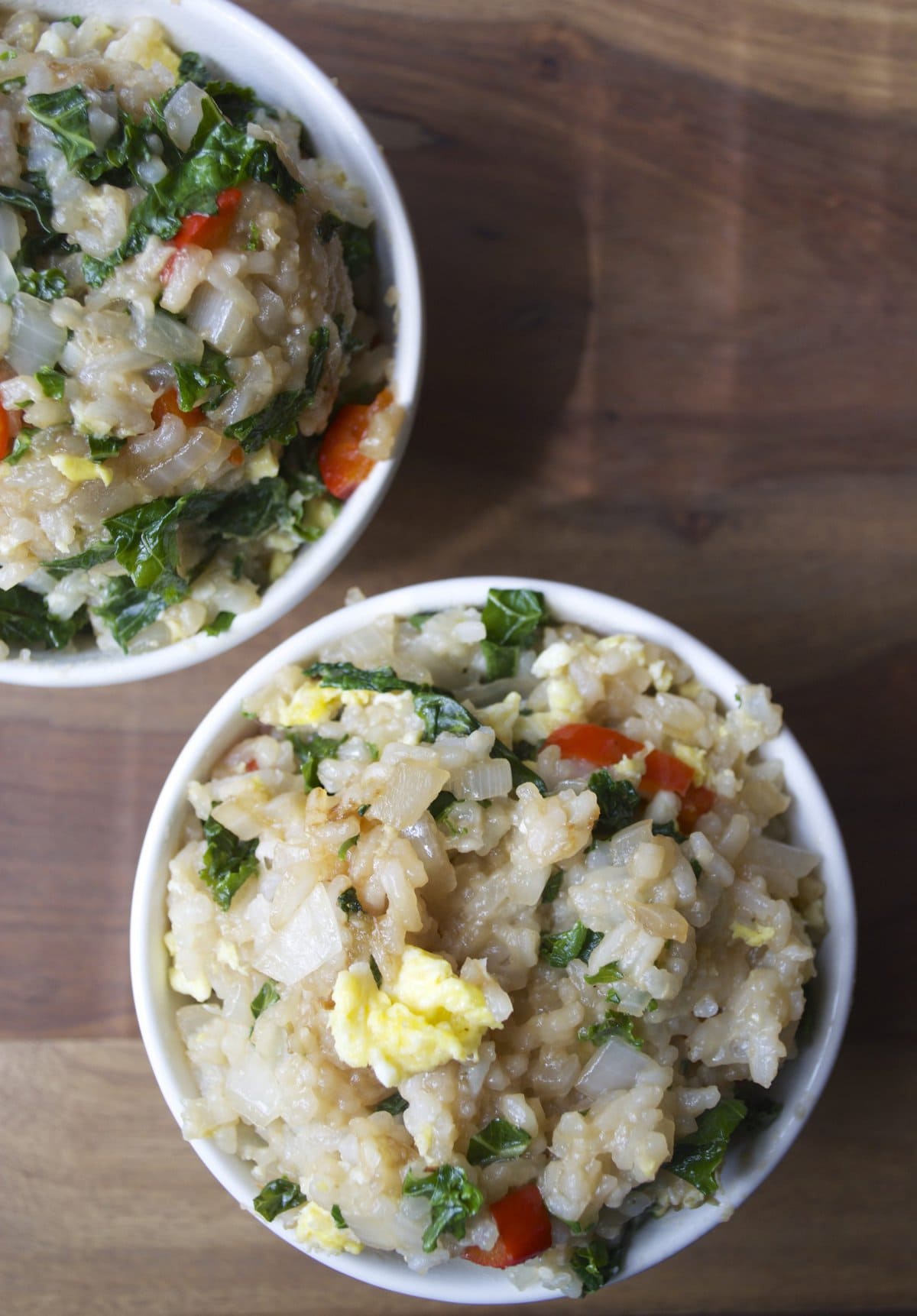 Kale and Red Pepper Fried Rice Maebells