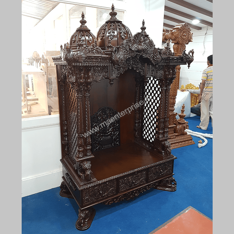 Wooden Pooja Mandir Designs For Home