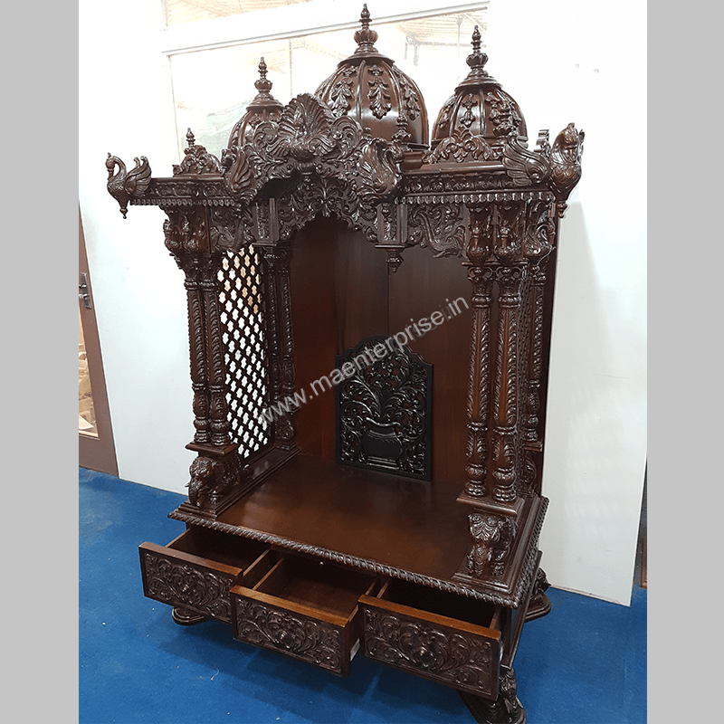 Wooden Pooja Mandir Designs For Home
