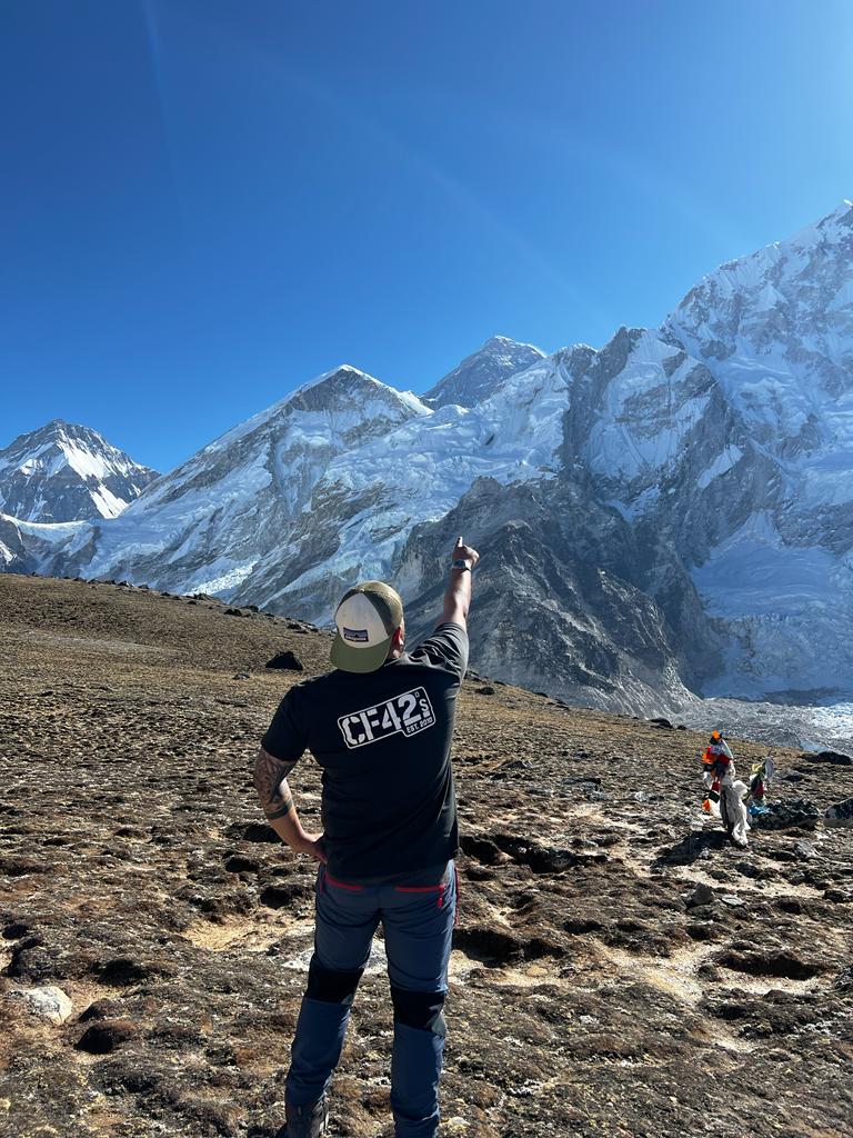 The view of Mount Everest from Kalapathar