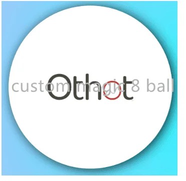 custom 8 ball with company logo