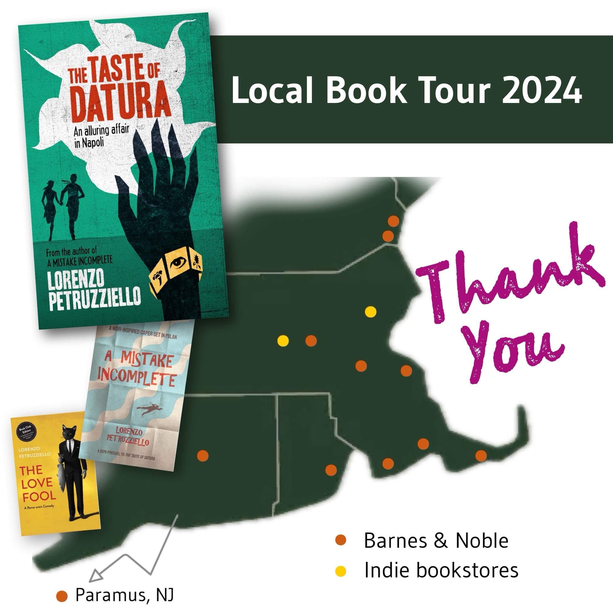 Local Book Tour 2024