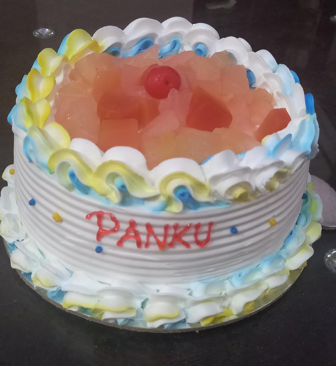 Floral Mix Fruit Cake