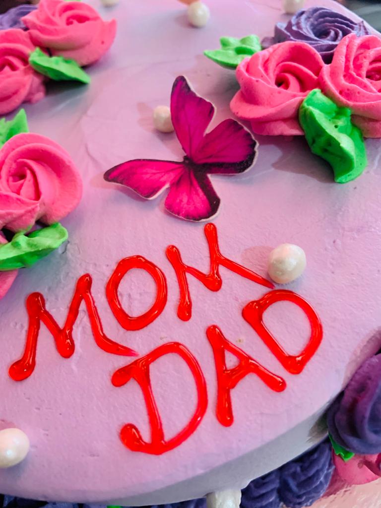 Mix berries floral cake - Image 2