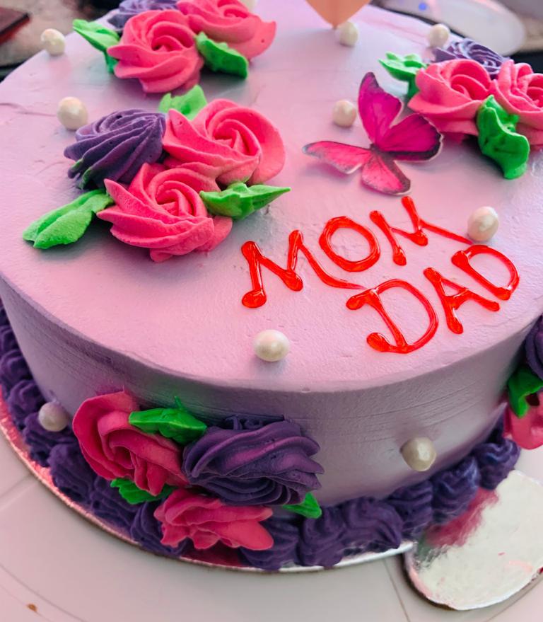 Mix berries floral cake - Image 3