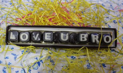 1 line Chocolate with name - Rakhi gift