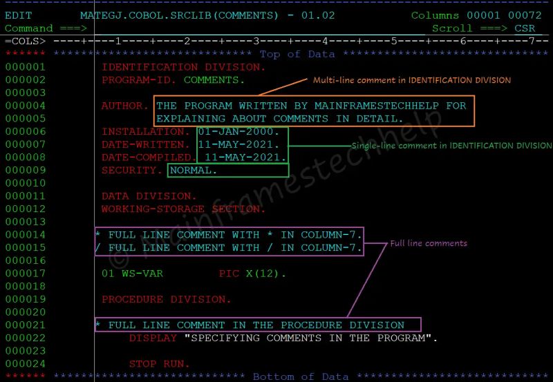 Cobol Display Line Structure Stack Overflow - 8K Nature Designs for Desktop