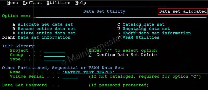 Ispf Create Pds Member - Colorful Photos - Ultra HD Full HD Collection