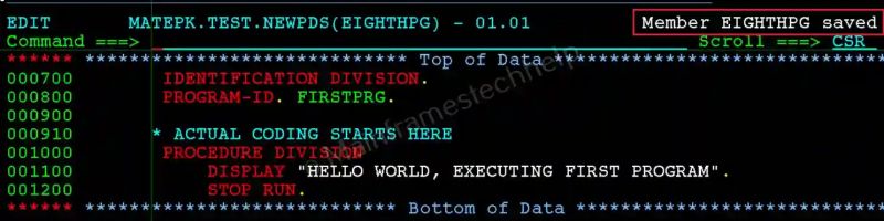 Ispf Command Line Fields For Members List - Best Geometric Patterns in Full HD