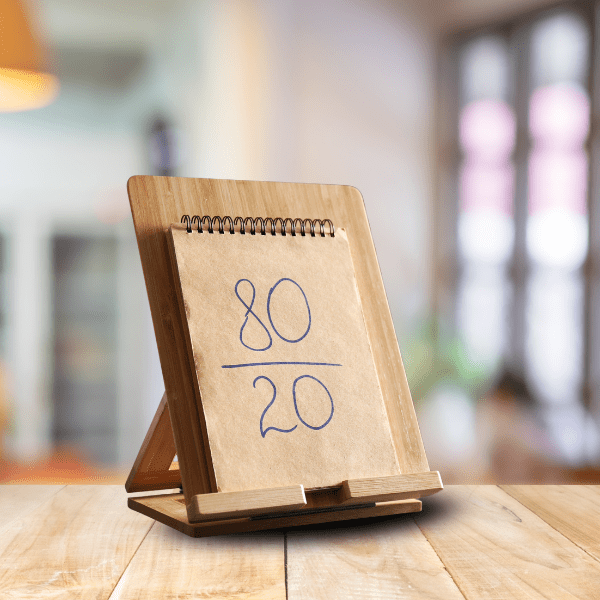 80 20 regeln maximera content