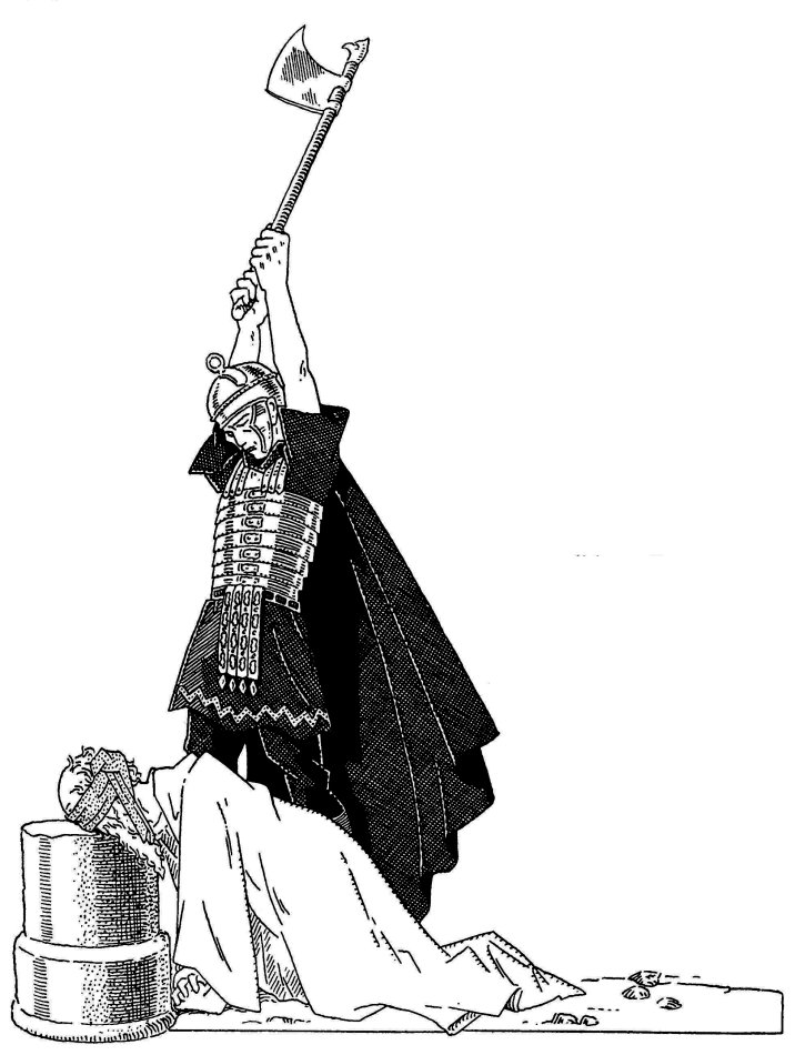 Coloriage le martyr de Saint Paul