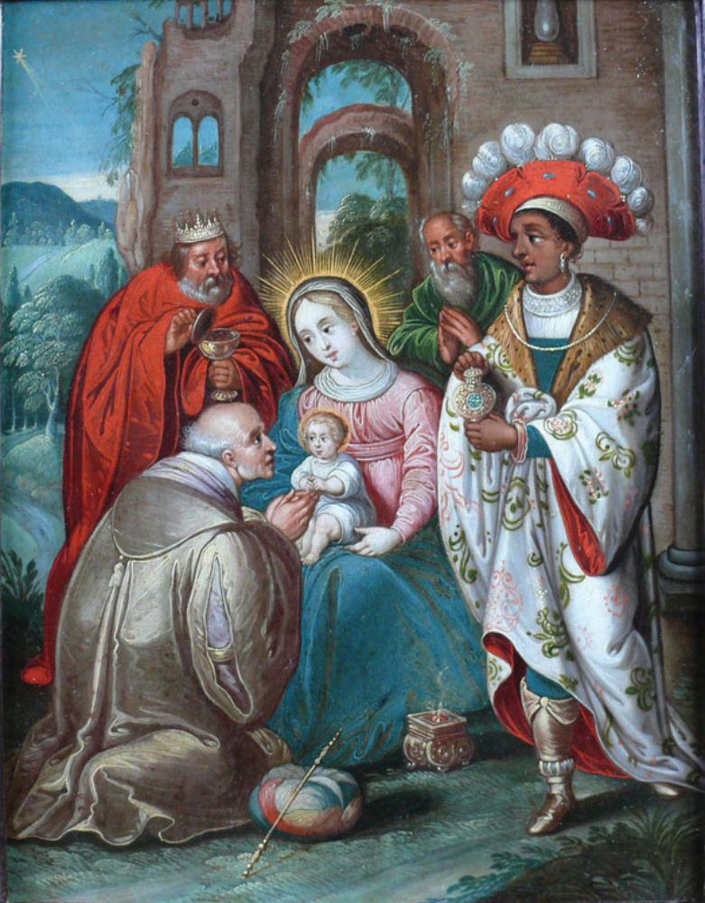 Tableau de l'adoration des mages