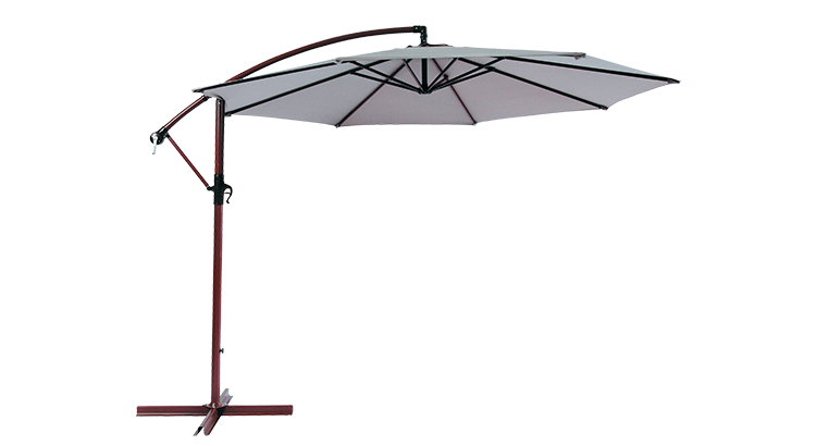 Table console élégante chic de style industriel, tout de bois et de métal vêtue,. Parasol De Beaux Modeles Pour Se Proteger Du Soleil
