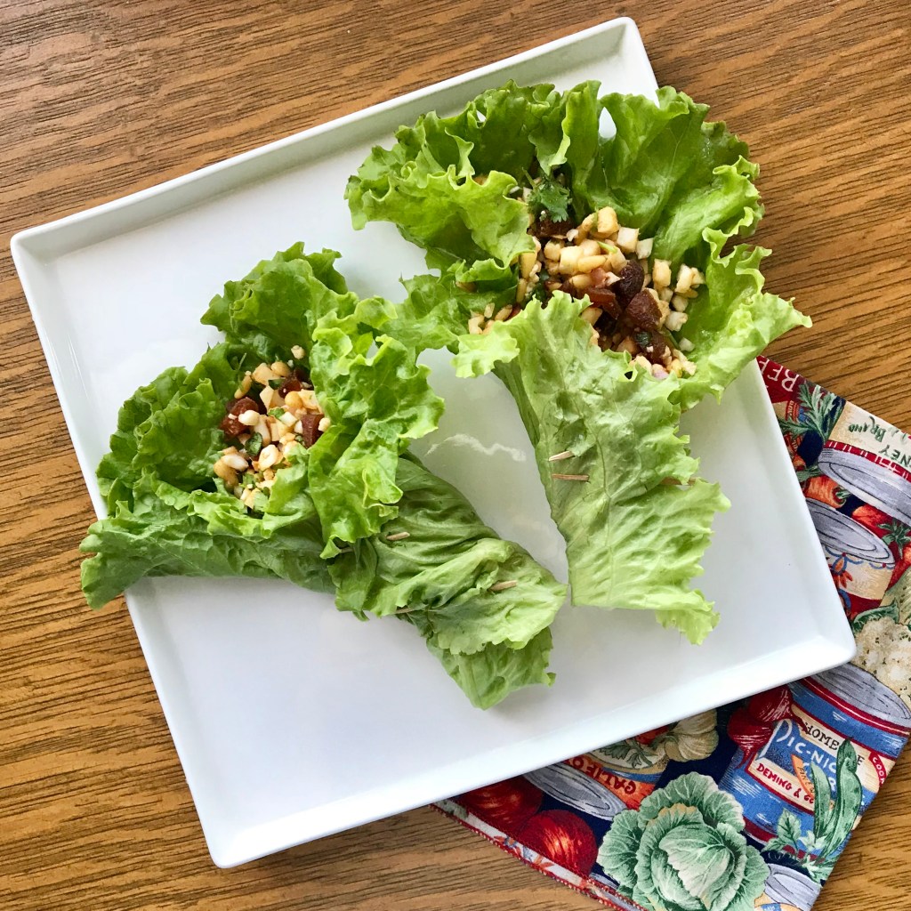 Savory Apricot Lettuce Wraps