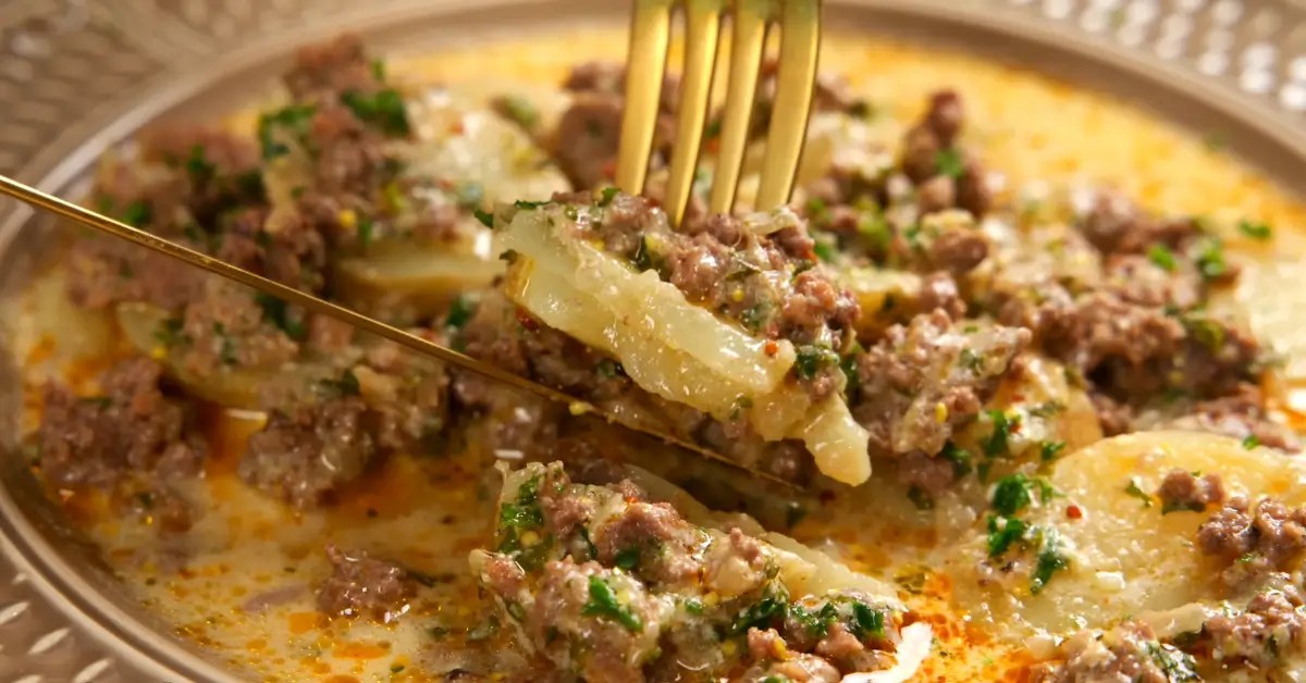 how to cook ground beef with potatoes