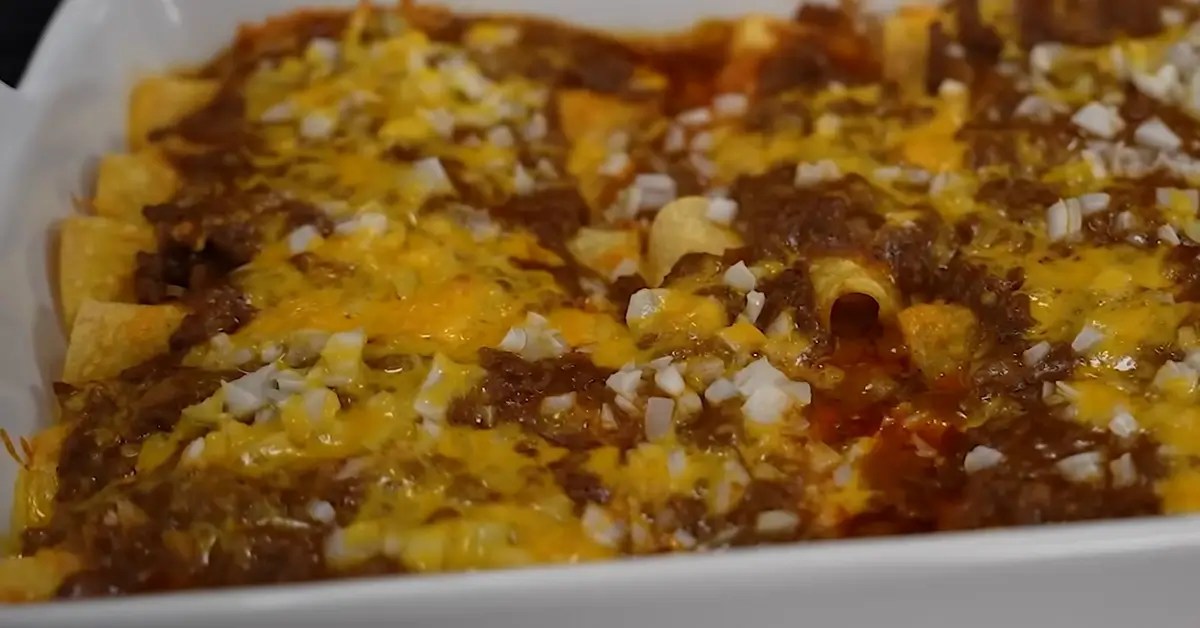Beef Corn Tortilla Enchiladas Recipe