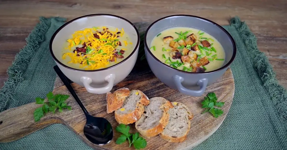 Roasted Garlic Soup Recipe