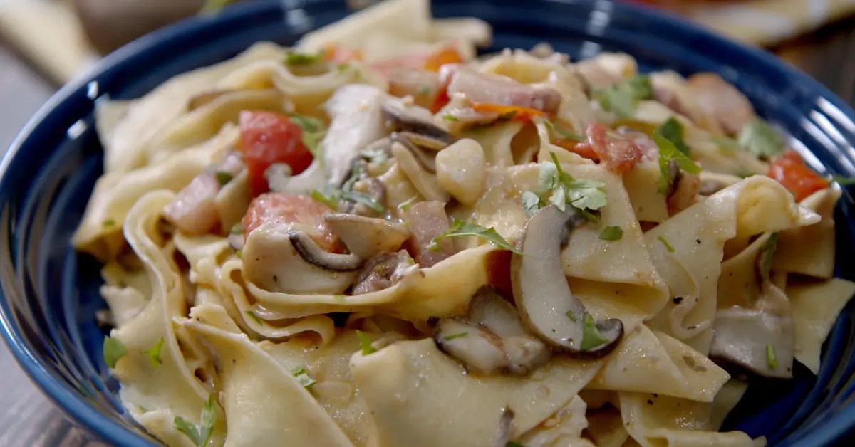 pappardelle boscaiola
