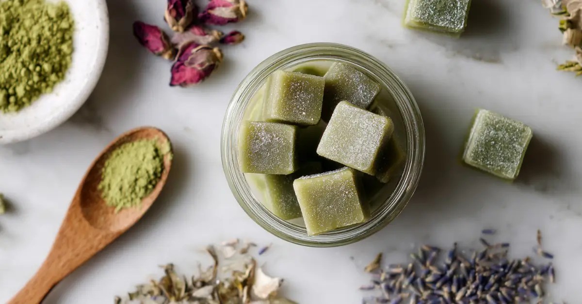 Green Tea Butter Cubes Recipe