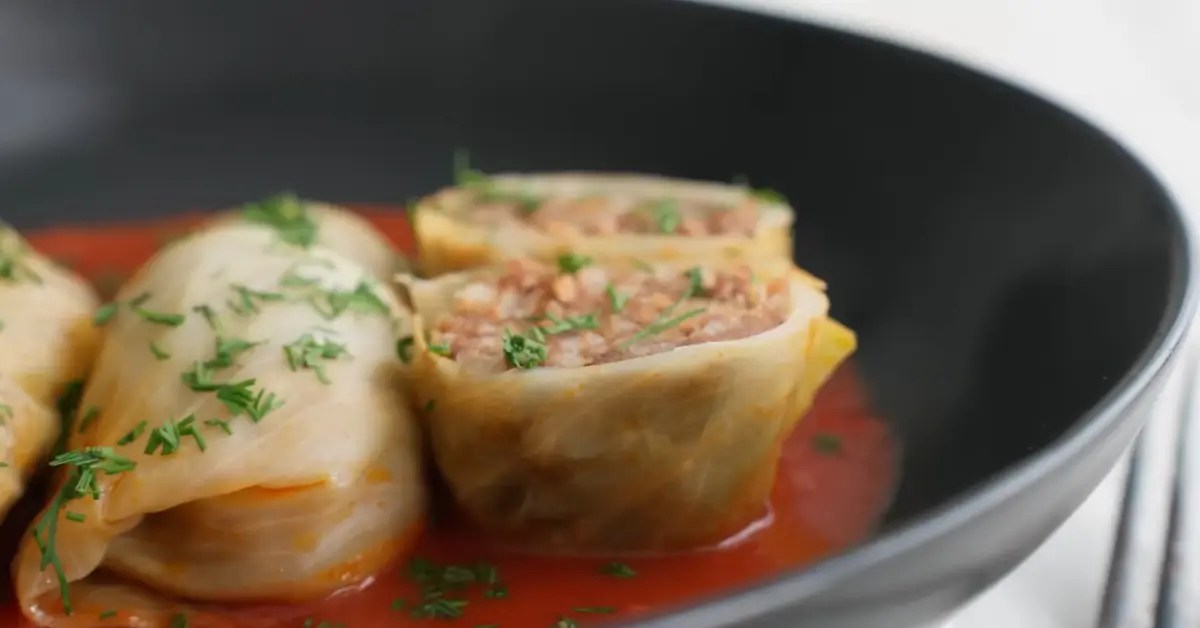 Polish Stuffed Cabbage Rolls