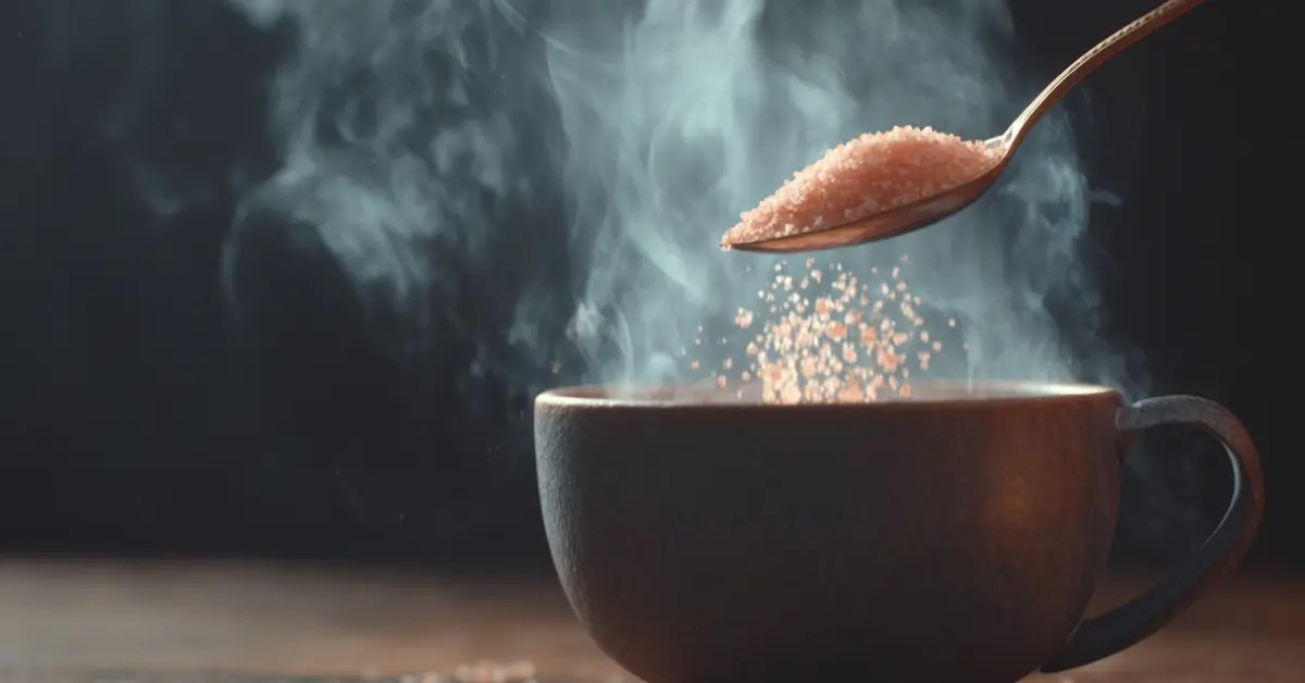 how to make pink salt coffee
