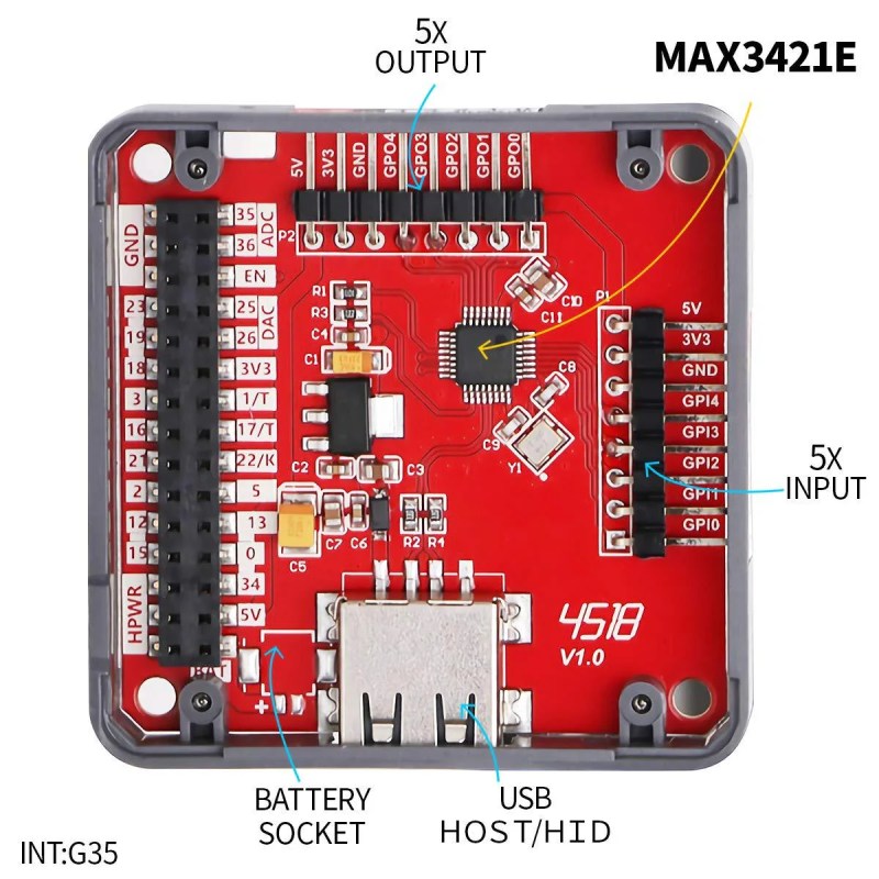Github M5stack M5 Max3421e Usbshield Usb Driver Module Integrated - High Resolution Light Backgrounds for Desktop