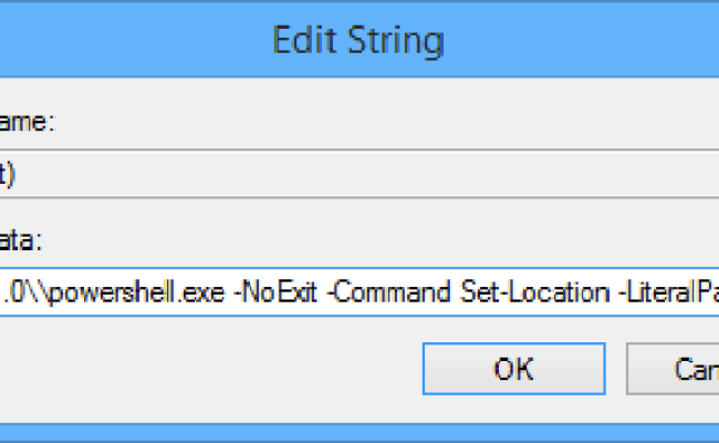 How To Add Open Powershell Here Option To Right Click Context Menu In ...