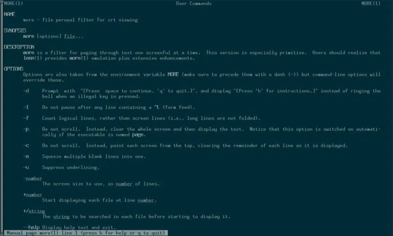 On all file systems attached to the linux root directory. How To Easily Read A Linux Man Page Make Tech Easier