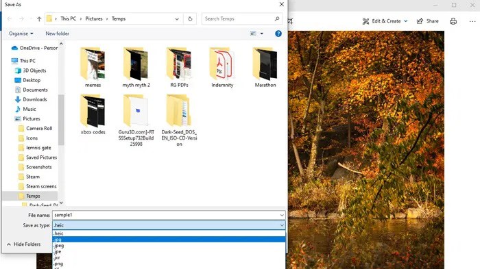 Tips on converting a.jpg to a pdf in photoshop. How To Convert Heic To Jpg In Windows Make Tech Easier