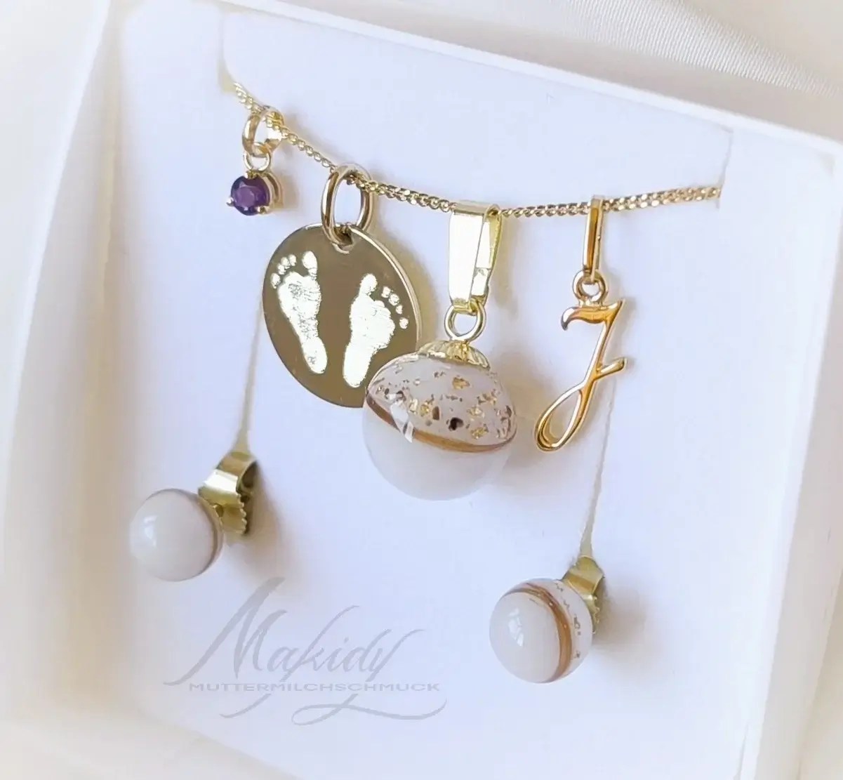Set Maya Gold plaque de gravure lettre