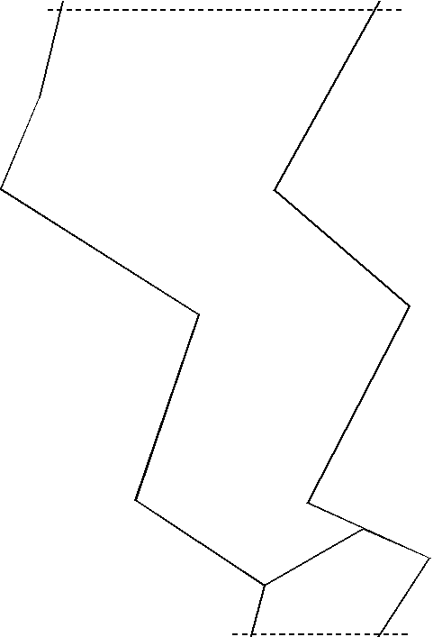 pattern for middle tail of pikachu costume