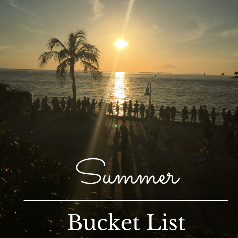 Summer Bucket List