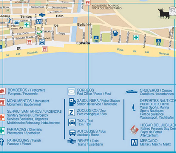 Fuengirola Mapa Turistico Foto Com Fuengirola Map 8 