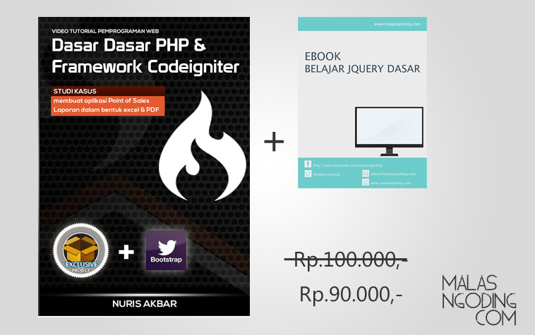Tutorial cara instalasi framework codeigniter 4 pada sistem operasi windows, untuk video tutorial lainnya silahkan buka . Video Tutorial Cara Mudah Menguasai Framework Codeigniter