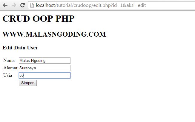 Membuat Crud Dengan Oop Php Dan Mysql Part 3 Malas Ngoding - Best Geometric Pictures in Full HD