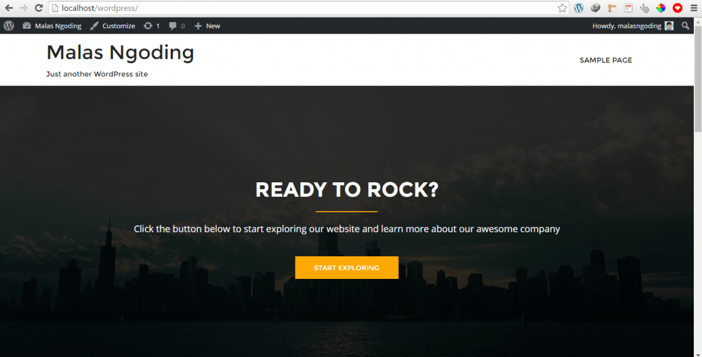 Untuk membuat sebuah website bukanlah hal yang sulit, kami sudah menyediakan tutorial lengkap cara membuat wordpress untuk pemula. Belajar Wordpress Part 2 - Cara Mengganti Template Wordpress Gratisan - Malas Ngoding