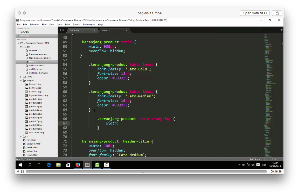 Desain Themes Toko Online Dengan Html Dan Css Malas Ngoding